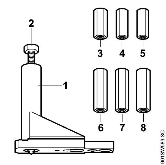 Moto-serras a gasolina (MS) MS 462 C-M R RettungssÃ¤ge Jogo de ferramentas de montagem AS da marca Stihl