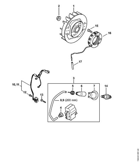 Moto-serras a gasolina (MS) MS 462 C-M VW Sistema de ignição M-Tronic (Aquecimento) da marca Stihl