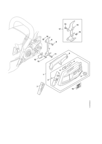 Imagem de Tampa do carreto MS 462 C-M VW
