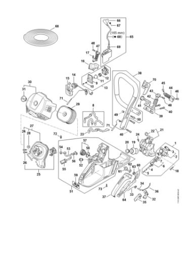 Imagem de Aquecimento do cabo, Instalação de injecção, Caixa do tanque, Tubo do punho MS 500i-W MS 500i-W