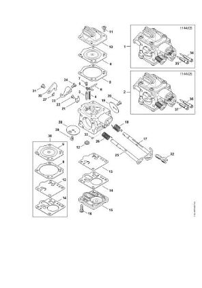 Imagem de Carburador 1144/05, 1144/25 MS 651-R