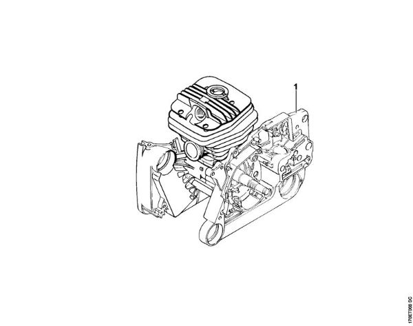 Moto-serras a gasolina (MS) MS 660-Magnum Numero da máquina da marca Stihl