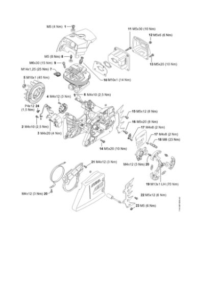 Imagem de Binários de aperto MS 661 C-M