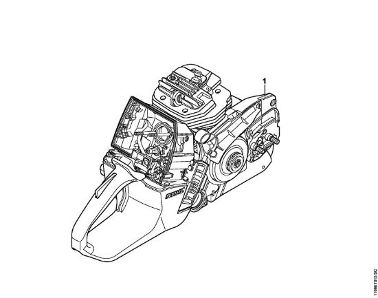 Moto-serras a gasolina (MS) MS 661 C-M W Numero da máquina da marca Stihl