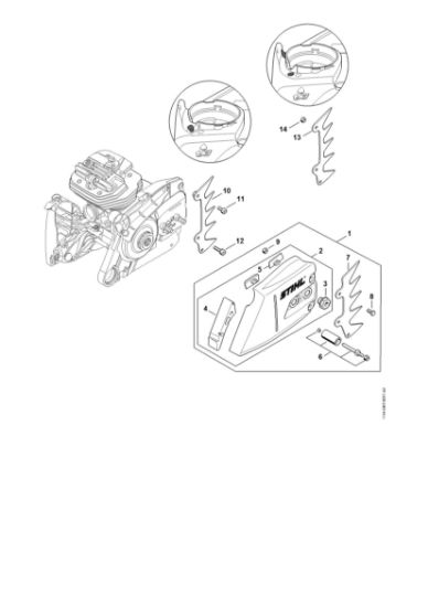 Imagem de Tampa do carreto MS 661 C-M W