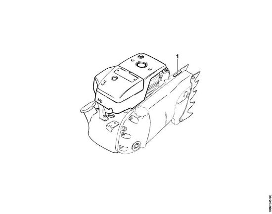 Moto-serras a gasolina (MS) MS 720 Numero da máquina da marca Stihl