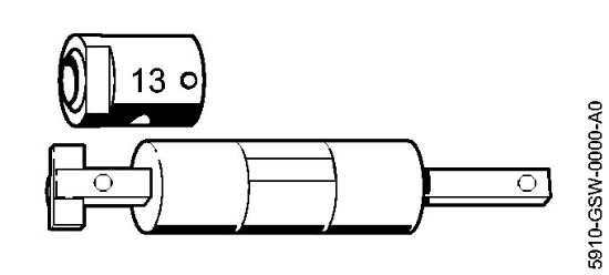 Moto-serras a gasolina (MS) MS 780 Ferramenta de montagem 13 da marca Stihl