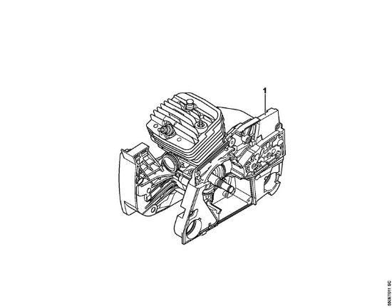 Moto-serras a gasolina (MS) MS 880-R Numero da máquina da marca Stihl