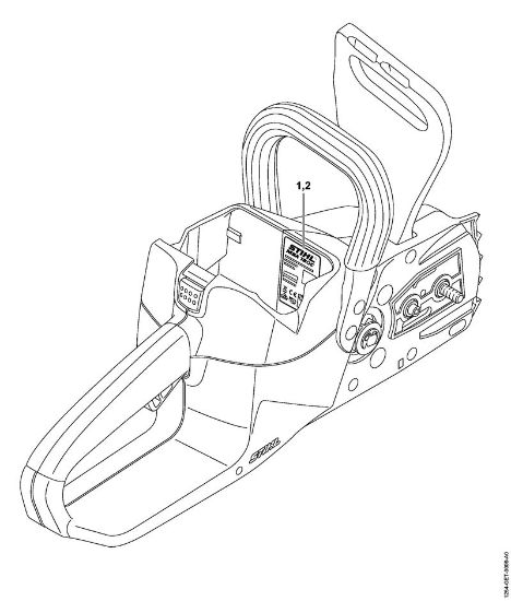 Moto-serras alimentadas a bateria (MSA) MSA 120 C-B Numero da máquina da marca Stihl