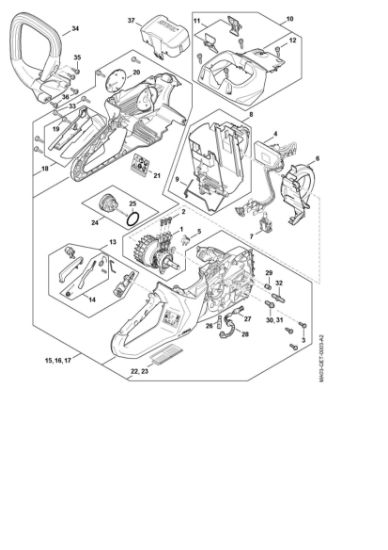 Imagem de Motor eléctrico, Módulo electrónico, Caixa do cabo MSA 220.0 C-B