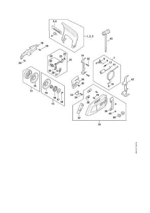Imagem de C - Protector, Freio de corrente, Dispositivo tensor da corrente MSA 300.0