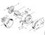 Serras eléctricas (MSE) E 30 Carcaça do estator, Eixo do motor da marca Stihl