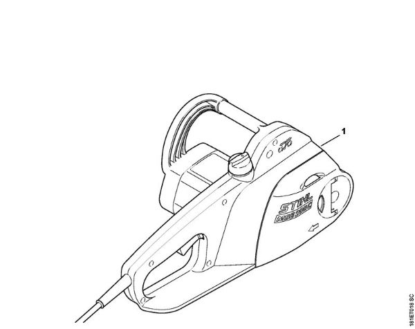 Serras eléctricas (MSE) MSE 140 C-Q Numero da máquina da marca Stihl