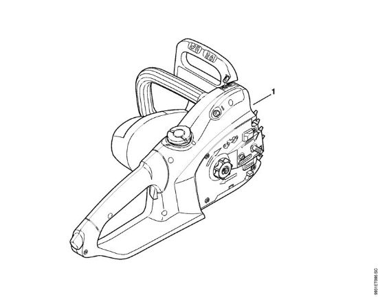 Serras eléctricas (MSE) MSE 170 C-Q Numero da máquina da marca Stihl