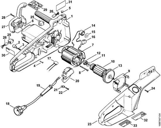Serras eléctricas (MSE) MSE 220 Motor eléctrico MSE 220 USA, CDN da marca Stihl