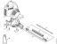 Motor multifuncional (MM) MM 55 Cárter do motor, Haste da marca Stihl