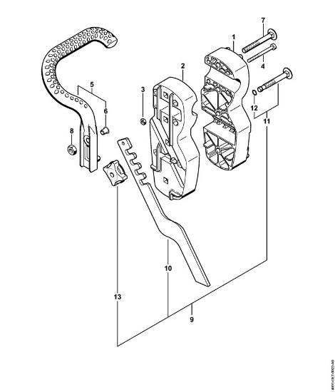 Motor multifuncional (MM) MM 55 Flange da marca Stihl