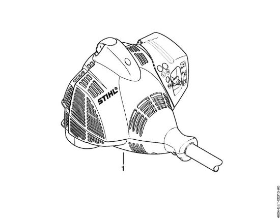 Motor multifuncional (MM) MM 56 Numero da máquina da marca Stihl