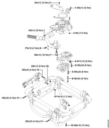 BT 130 BT 130-Z Binários de aperto da marca Stihl