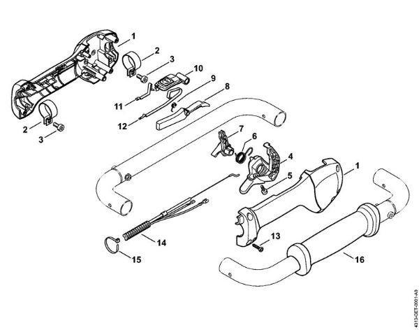BT 131 BT 131 Cabo de manejo da marca Stihl