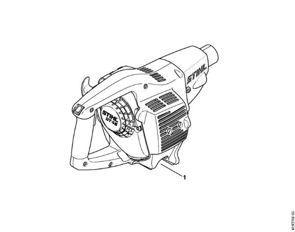 BT 45 BT 45-Z Numero da máquina da marca Stihl