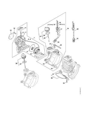 Imagem de Dispositivo de arranque, Tanque de combustível HT 100