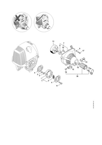 Imagem de Embreagem, Carcaça do ventilador   508613634 HT 101