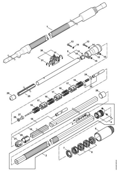 Podadoras (HT) HT 103 Haste da marca Stihl