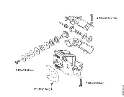 Podadoras (HT) HT 132 Binários de aperto da marca Stihl