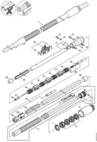 Podadoras (HT) HT 133 Haste da marca Stihl