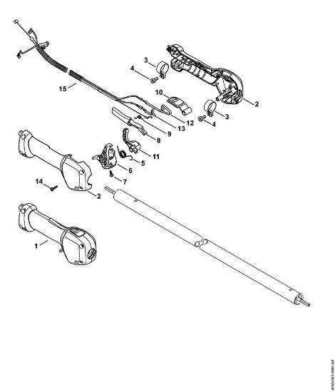 Podadoras (HT) HT 135 Cabo da mão da marca Stihl