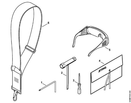 Podadoras (HT) HT 56 C-E Ferramentas, Acessórios especiais da marca Stihl