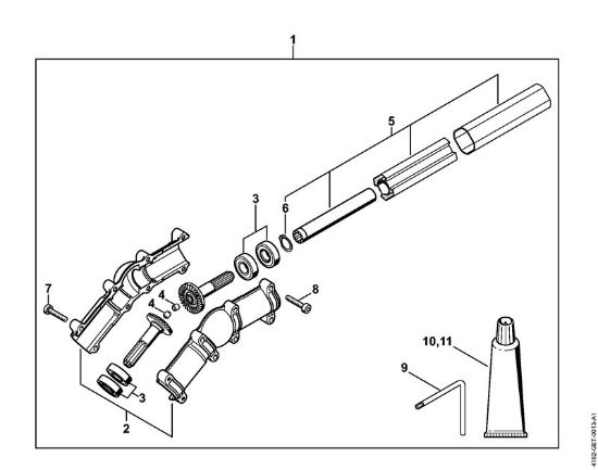 Podadoras (HT) HT 70 Engrenagem angular da marca Stihl