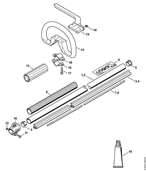 Podadoras (HT) HT 70 Haste HT 70, 70 K da marca Stihl