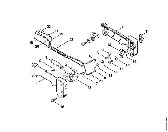 Podadoras (HT) HT 75 Cabo da mão   X 36 974 526 da marca Stihl