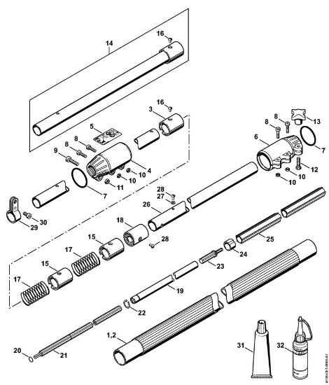 Podadoras (HT) HT 75 Haste HT 75 (42.2007) da marca Stihl