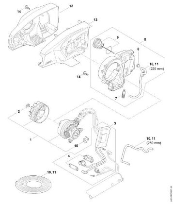 Imagem de Motor eléctrico, Carcaça do motor HTA 86