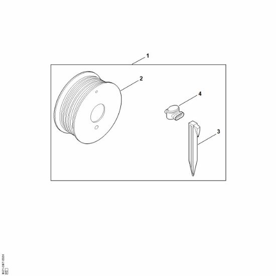 Imagem de Fix Kit 1 iMOW Fix Kit 1 iMOW Fio metálico limitador