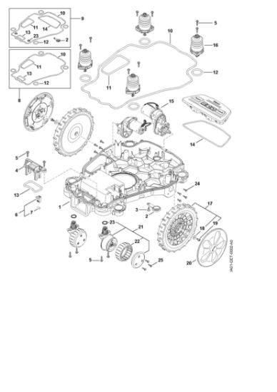Imagem de C - Parte inferior do cárter, chassis iMOW 7.0