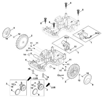 Imagem de C - Parte inferior do cárter, chassis RMI 422.0 PC