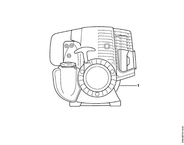 Foices a motor (FS) FS 110 RX-Z Numero da máquina da marca Stihl