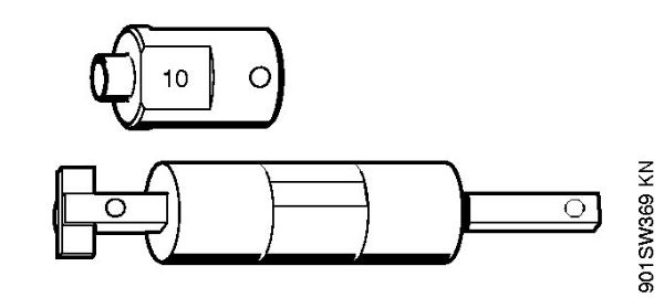 Foices a motor (FS) FS 120 Ferramenta de montagem 10 da marca Stihl