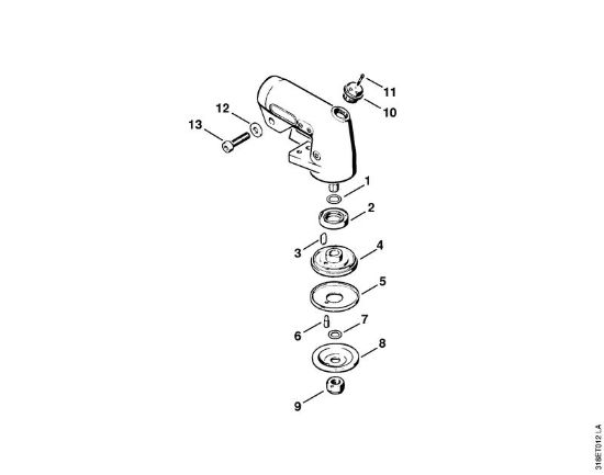 Foices a motor (FS) FS 200 Engrenagem da marca Stihl