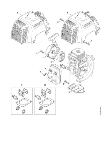 Imagem de Dispositivo de arranque, Silenciador FS 230