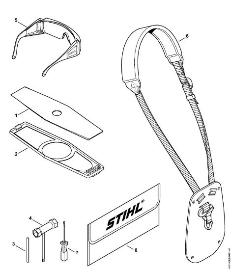 Foices a motor (FS) FS 230 Ferramentas, Acessórios especiais da marca Stihl