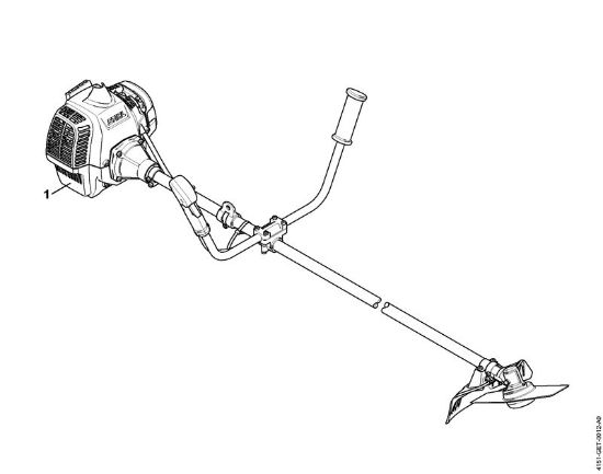 Foices a motor (FS) FS 230 Numero da máquina da marca Stihl