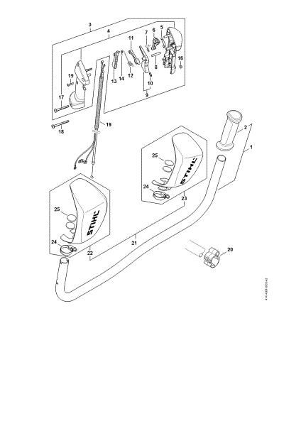 Imagem de Cabo para duas mãos FS 240 FS 240 C-E