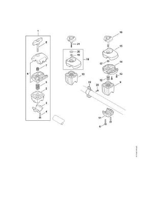 Imagem de Suporte do tubo do punho FS 240 C-E