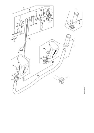 Imagem de Cabo para duas mãos FS 260 FS 260 C-E