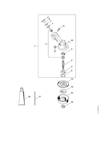 Imagem de Engrenagem FS 260 RC-E